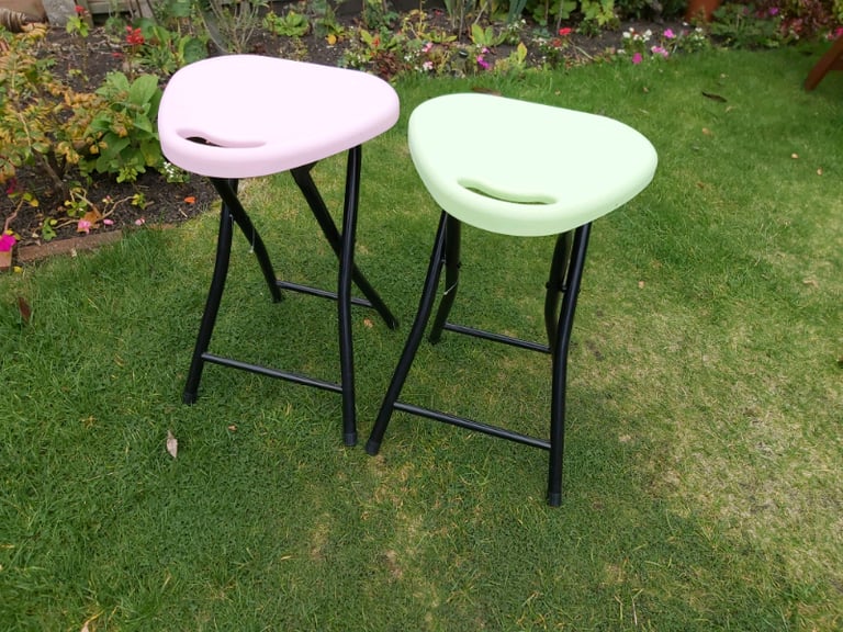 2x stool Foldable 20 inches height 