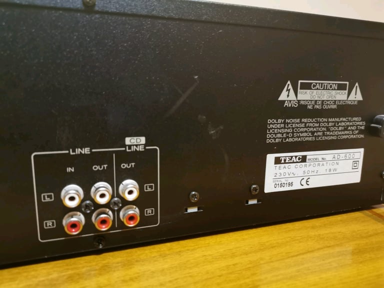 TEAC AD-600 CD multi player and reverse cassette deck 