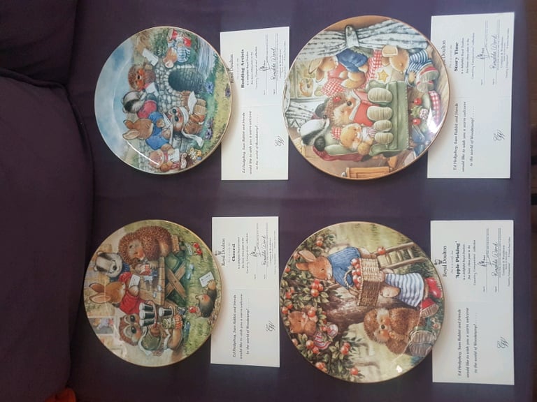 image for Royal Doulton Country Companion Plates 