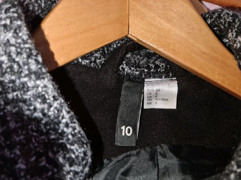 Womans wool coat size 10