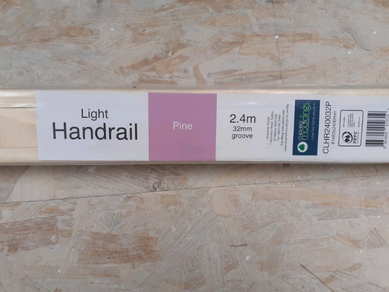 image for NEW PINE HANDRAIL & BASE RAIL
