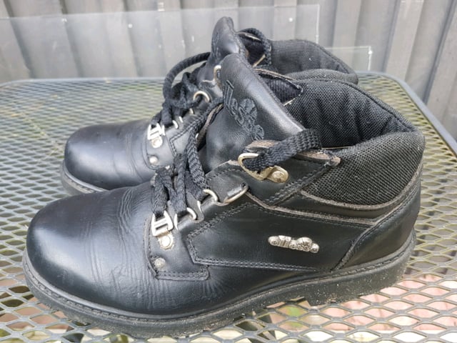 90's Ellesse chucka boot Monkey scooter ska mods 2 tone black leather | in  Hartlepool, County Durham | Gumtree