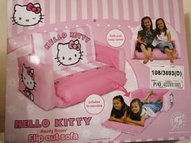 New in box hello kitty flip out sofa