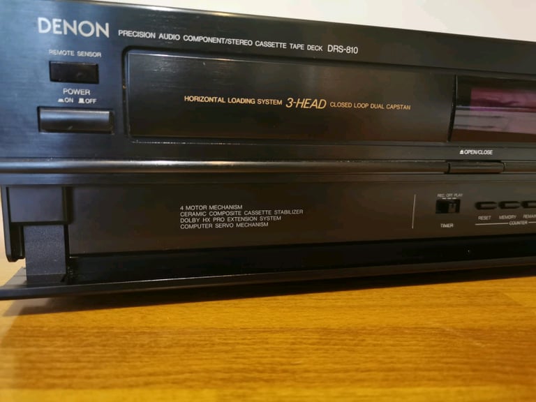 Denon DRS-810 3 head cassette deck 