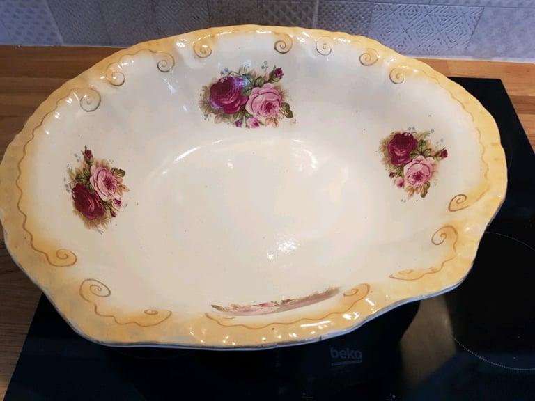 Victorian  wash bowl and jug