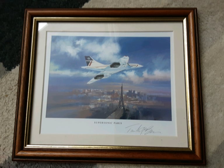 4 x Tim O'Brien Concorde Framed Prints