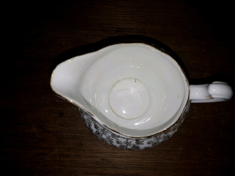 Crowne Regent gold chintz bone china milk jug