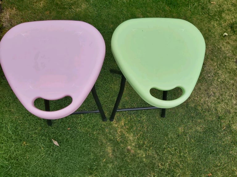 2x stool Foldable 20 inches height 