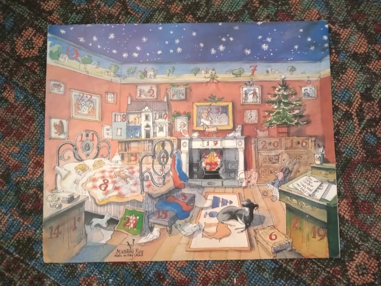 Matthew Rice card advent clendar