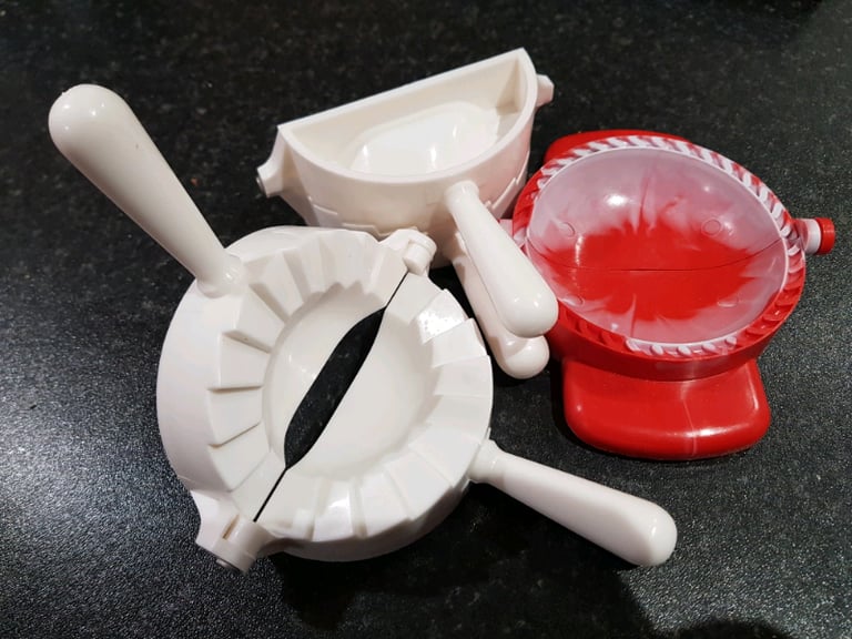 image for Plastic Dumpling Moulds x3