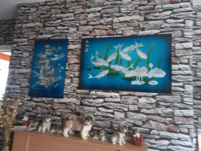 image for 2 pictures for sale mother of pearl 