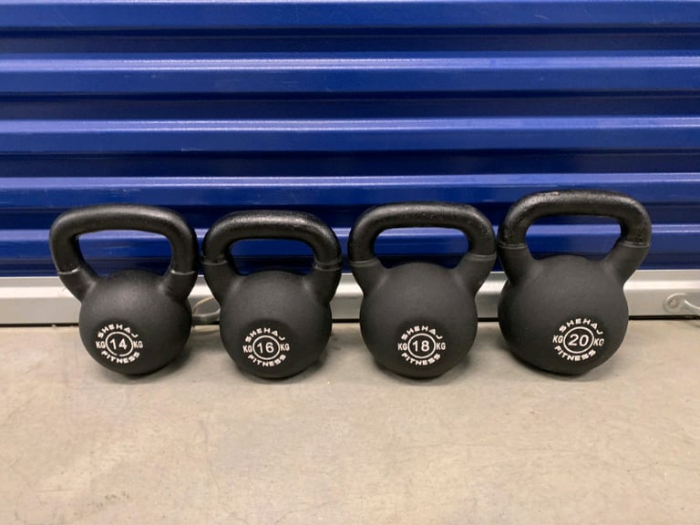 image for Brand New Neoprene Iron Cast Kettlebells 