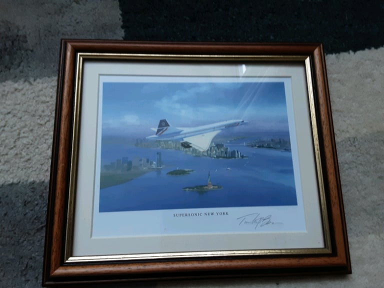 4 x Tim O'Brien Concorde Framed Prints