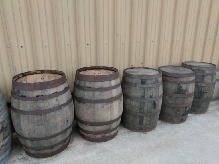 Barrel planters