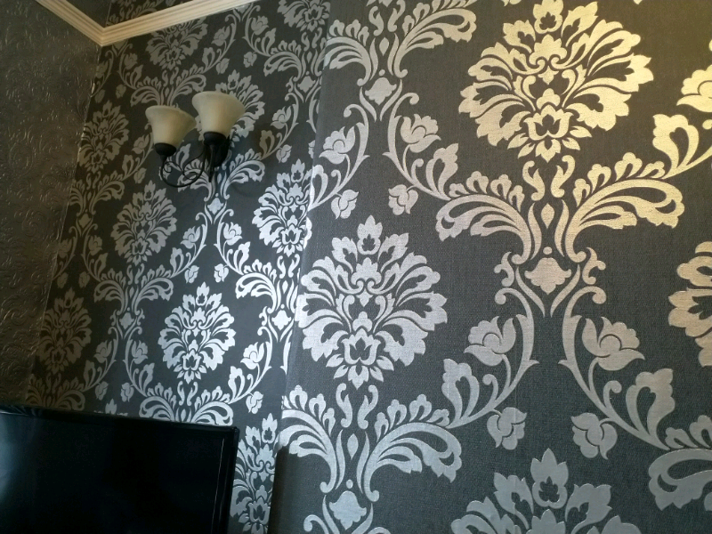 Damask Wallpaper for sale in UK 74 used Damask Wallpapers