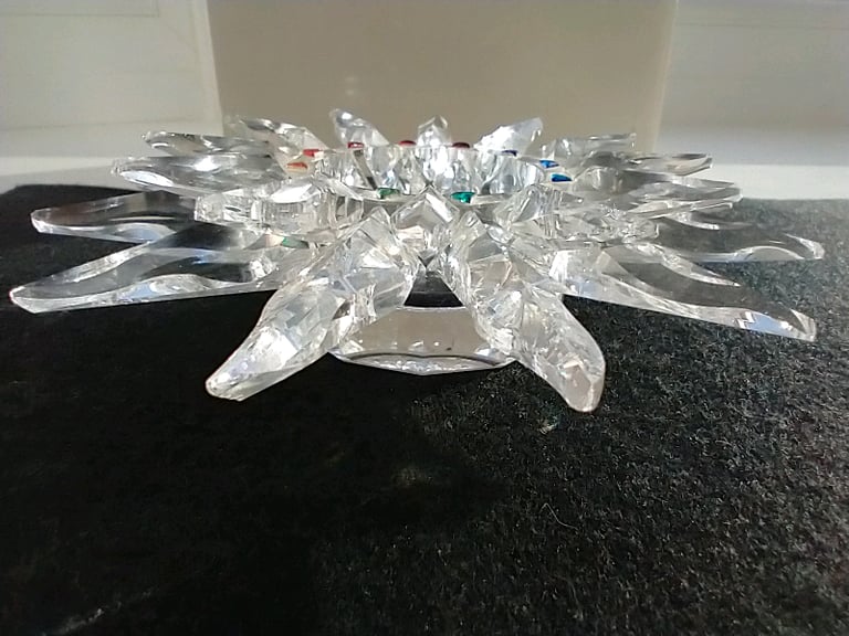 Swarovski crystal Solaris Candle Holder 