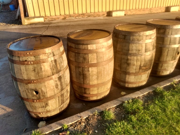 Barrel planters