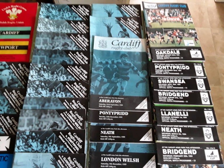 CARDIFF RFC PROGRAMMES x 72