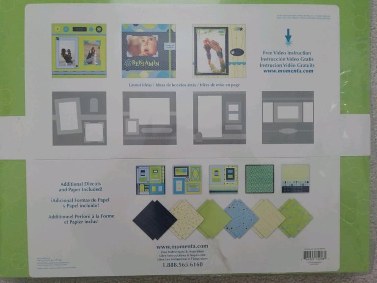 Complete scrapbook making kit - 2500 pieces - art and crafts
