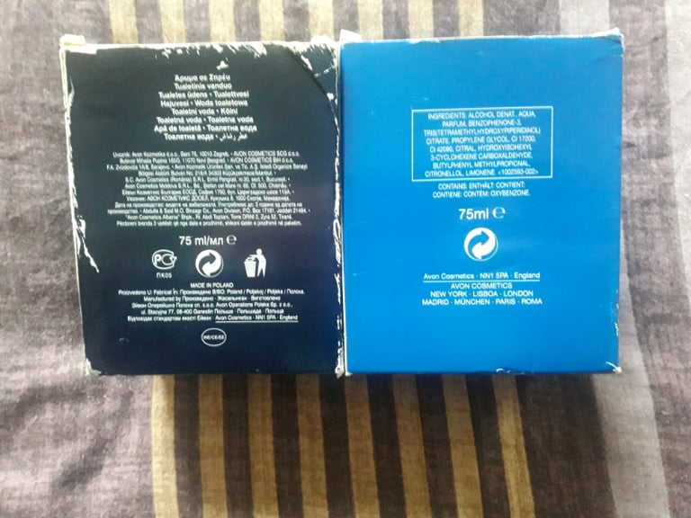 Men's bluerush aftershaves (2) for sale brand new boxed 