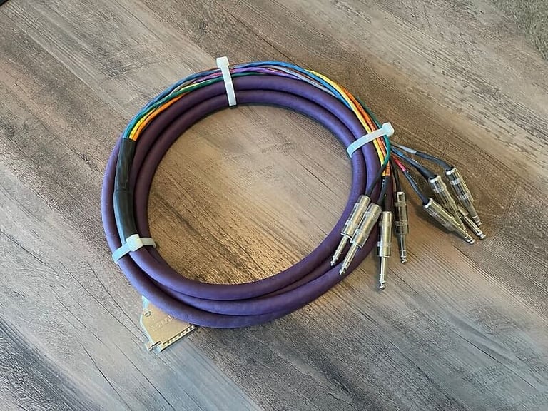 image for Switchcraft DB25M02TRS. Breakout Cable. DB25M to 8 TRS Male.