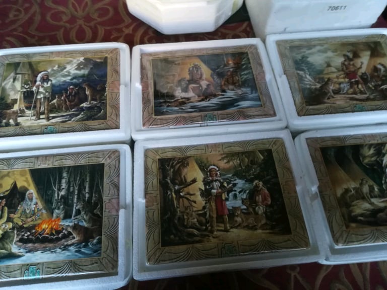 image for Spirit seekers set of 6 plates