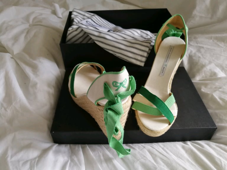 ANYA HINDMARCH NEW ESPERDRILLE ALONSO BEAUTIFUL SHOES NEW size 39/6 