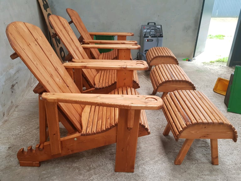 Reclining Adirondack chairs 