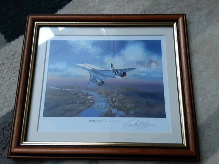 4 x Tim O'Brien Concorde Framed Prints