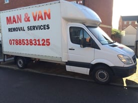 Man and van removal service 24/7 house,flat,office,single item