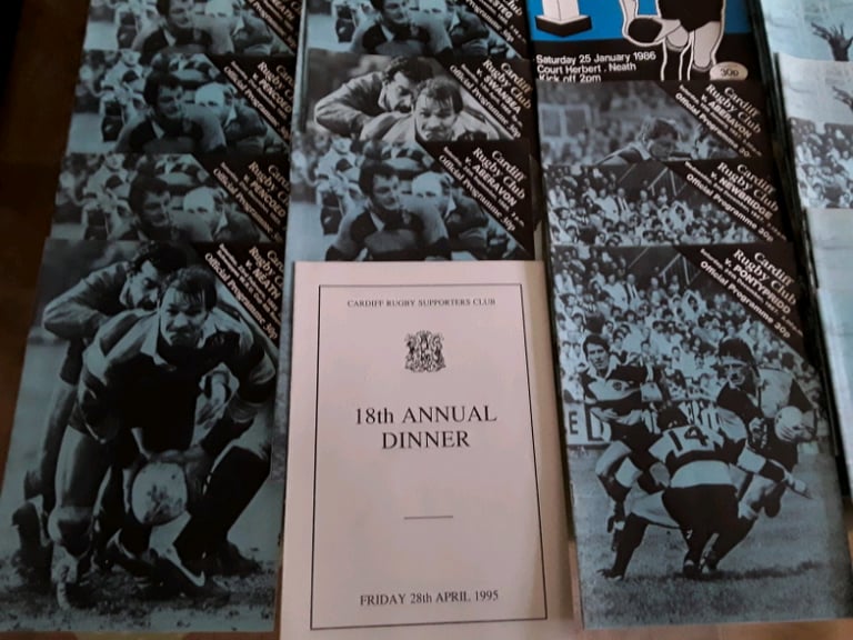 CARDIFF RFC PROGRAMMES x 72