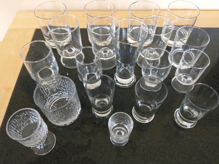 19 mixed glasses