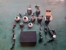 CCTV Equipment Bundle Lot - USED ( 8 Qvis Dome Metal Camera's )