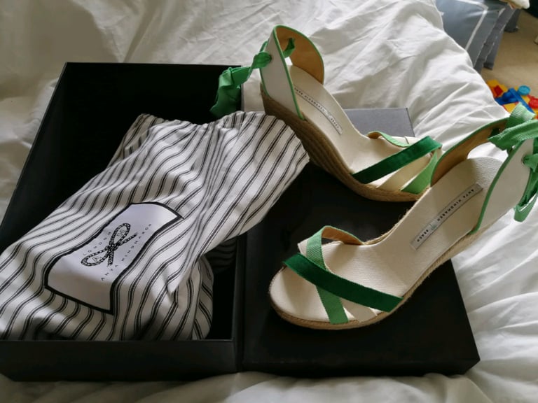 ANYA HINDMARCH NEW ESPERDRILLE ALONSO BEAUTIFUL SHOES NEW size 39/6 