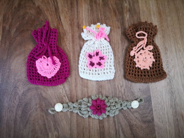 image for Handmade Knitted bags, cushions, pads, pillow cases, make up bags
