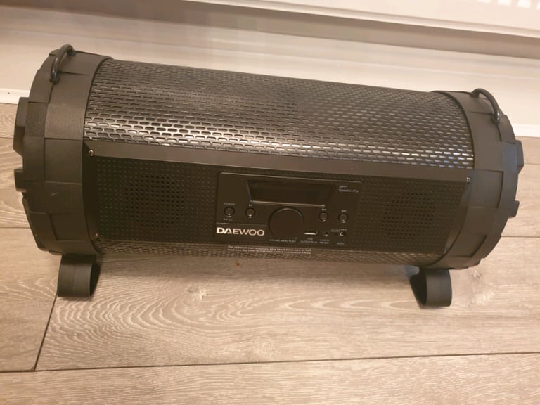 Daewoo LED Bazooka Speaker App Controlled Bluetooth/USB SPEAKER &  CHA