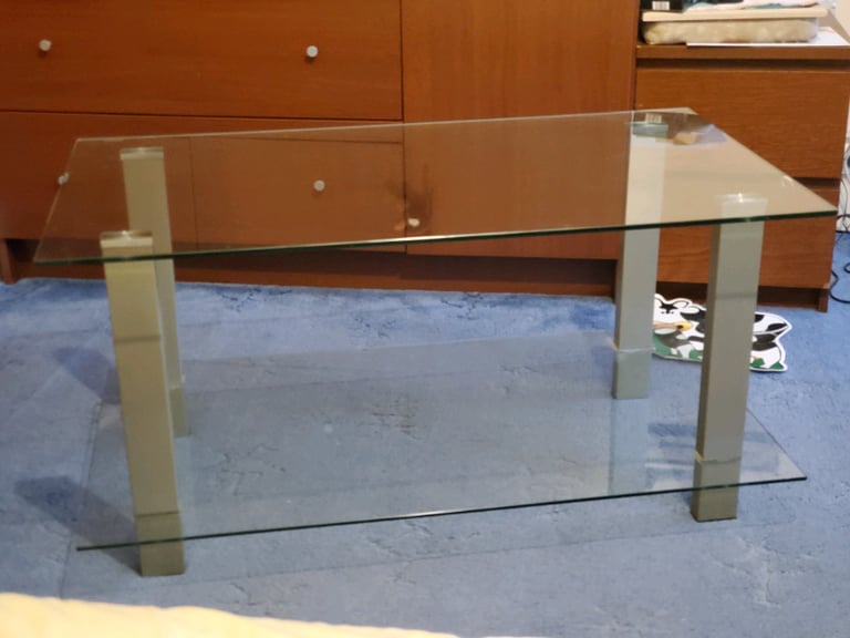 image for Glass TV stand 