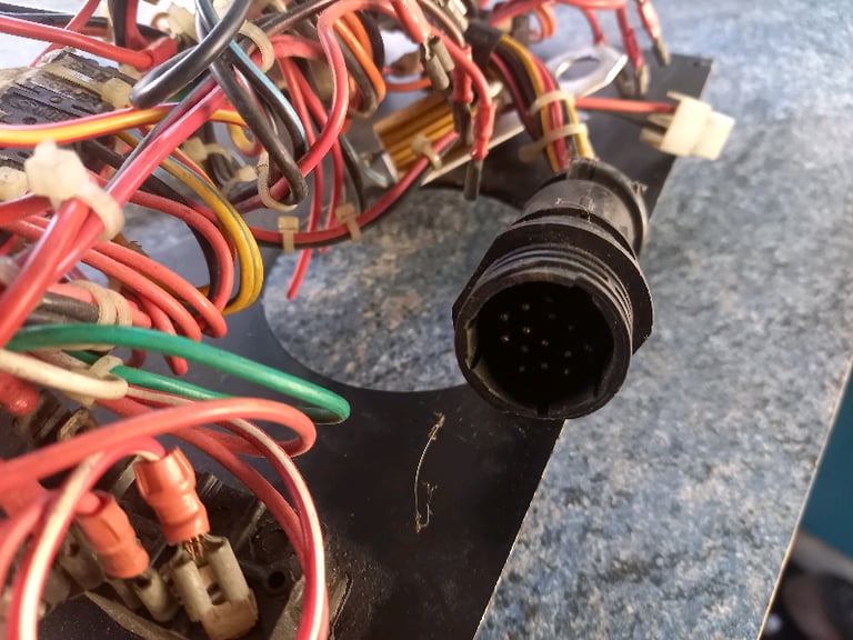 Sabre diesel switch panel. Project 