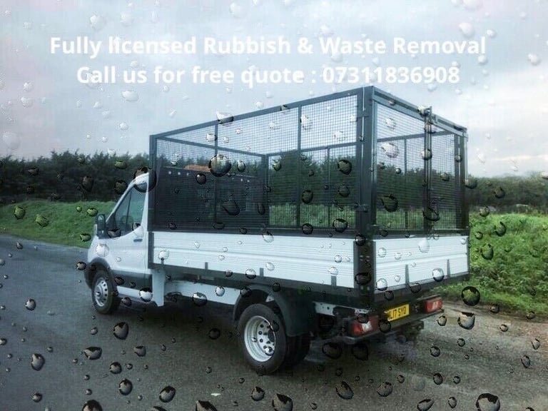 FULLY LICENSED RUBBISH & HOUSE CLEARANCE-JUNK REMOVAL-BUILDERS WASTE-GARDEN-GARAGE-OFFICE-MAN & VAN