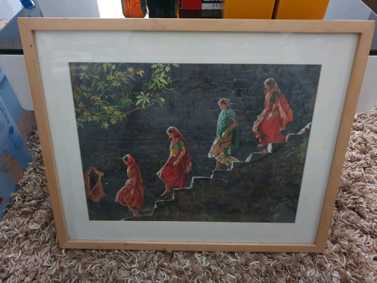 image for Solid wooden & glass photo frame