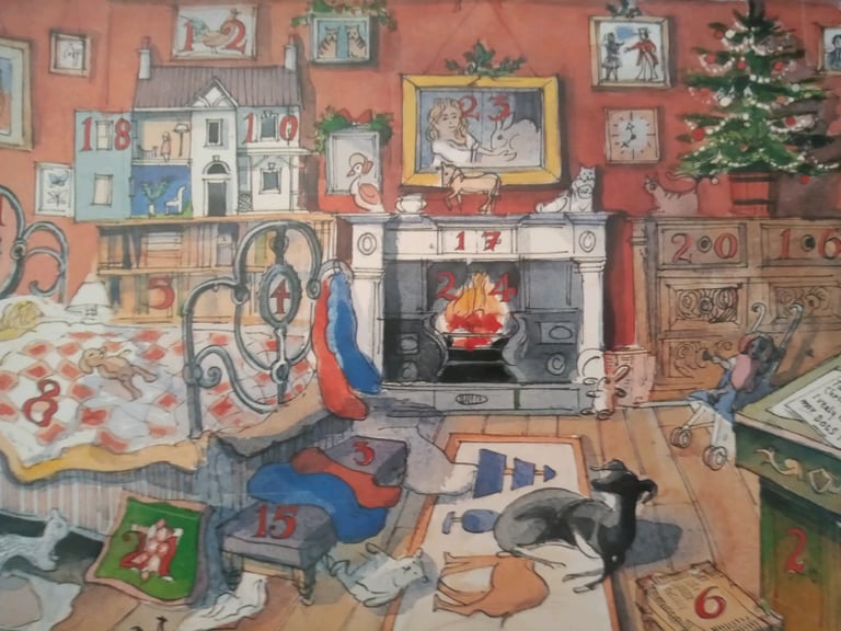 Matthew Rice card advent clendar