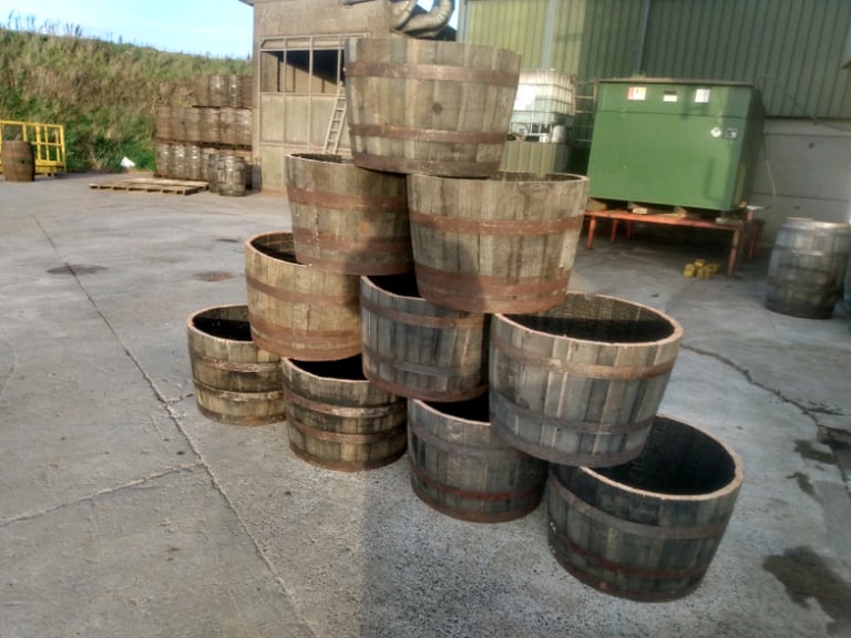 Barrel planters
