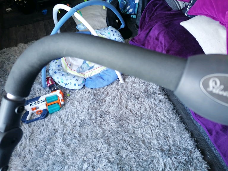 Silver cross sleepover pram