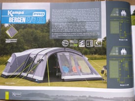 BNIB Kampa Bergen 4 Air Pro Inflatable Air Tent New