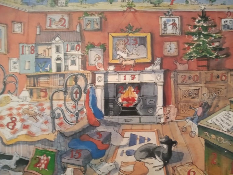 Matthew Rice card advent clendar