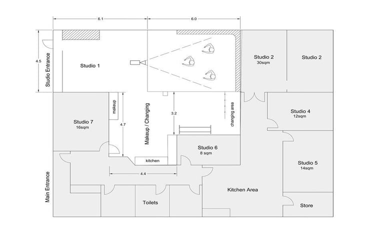 150 sqft Creative Workspace - Art Studio - Office - Workshop