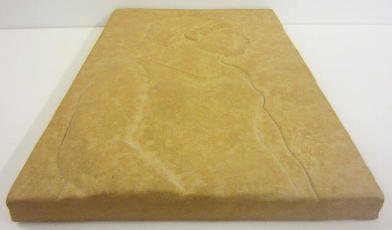 Large Classical Greek Inspired Female Figure / One-Off Pottery Tile