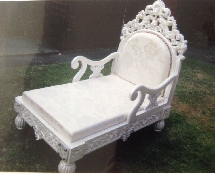 *** Wedding Mandap Leather Diamond Sofa and Chairs with Doli ***