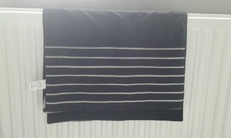 Next Black & Silver Trim Table Runner