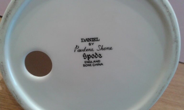 SPODE WHITE PORCELAIN FIGURE "DANIEL" BY PAULINE SHONE